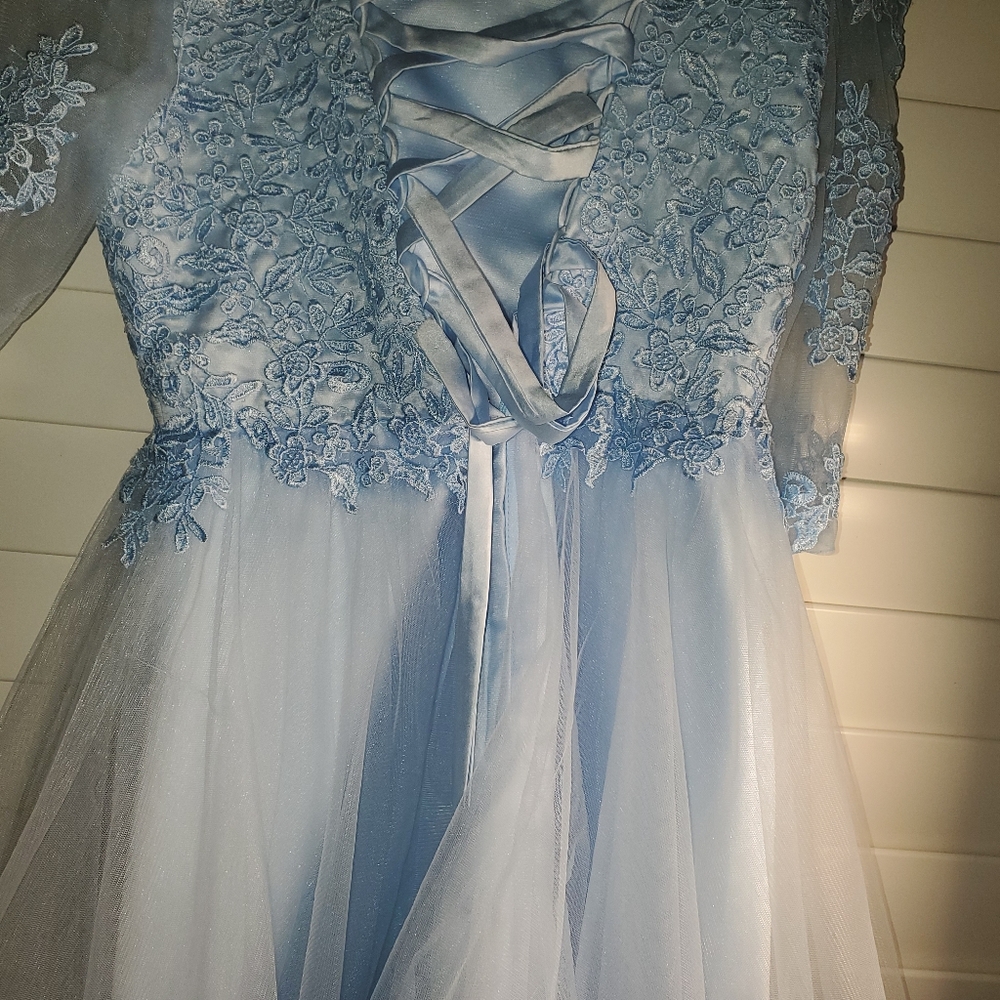 Only wore once - Baby Blue